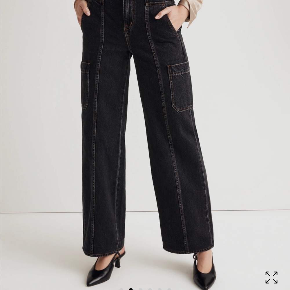 Madewell Baggy Straight Cargo Jeans